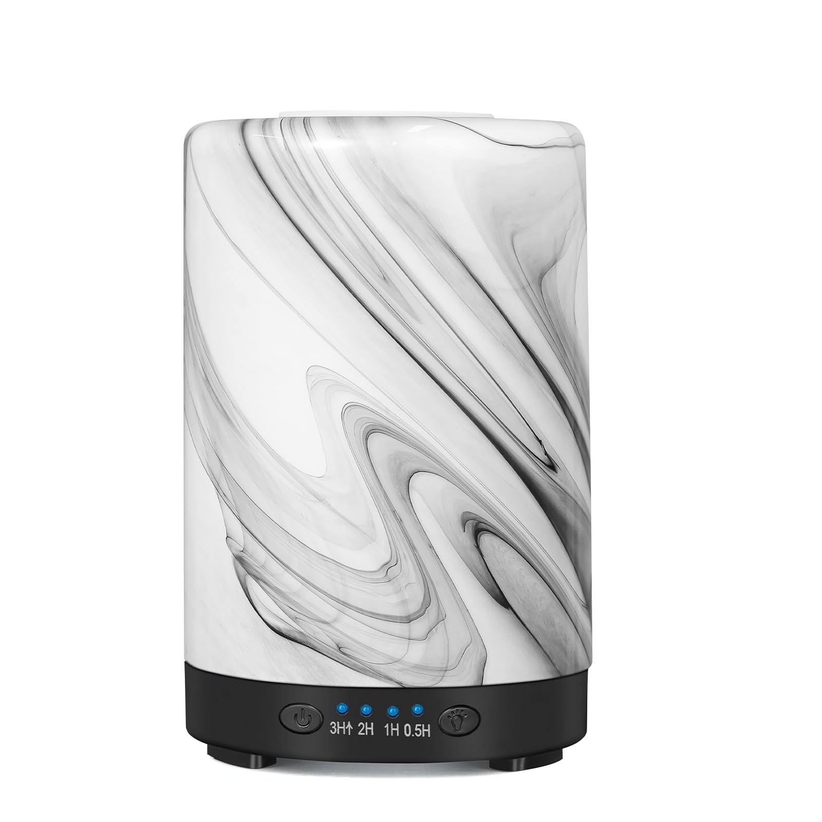 Essential Oil Diffuser 120ML Metal Aromatherapy Diffuser, Cool Mist Humidifier with Auto Shut-Off Protection 7 Color Lights for Home Office Spa (Tree)