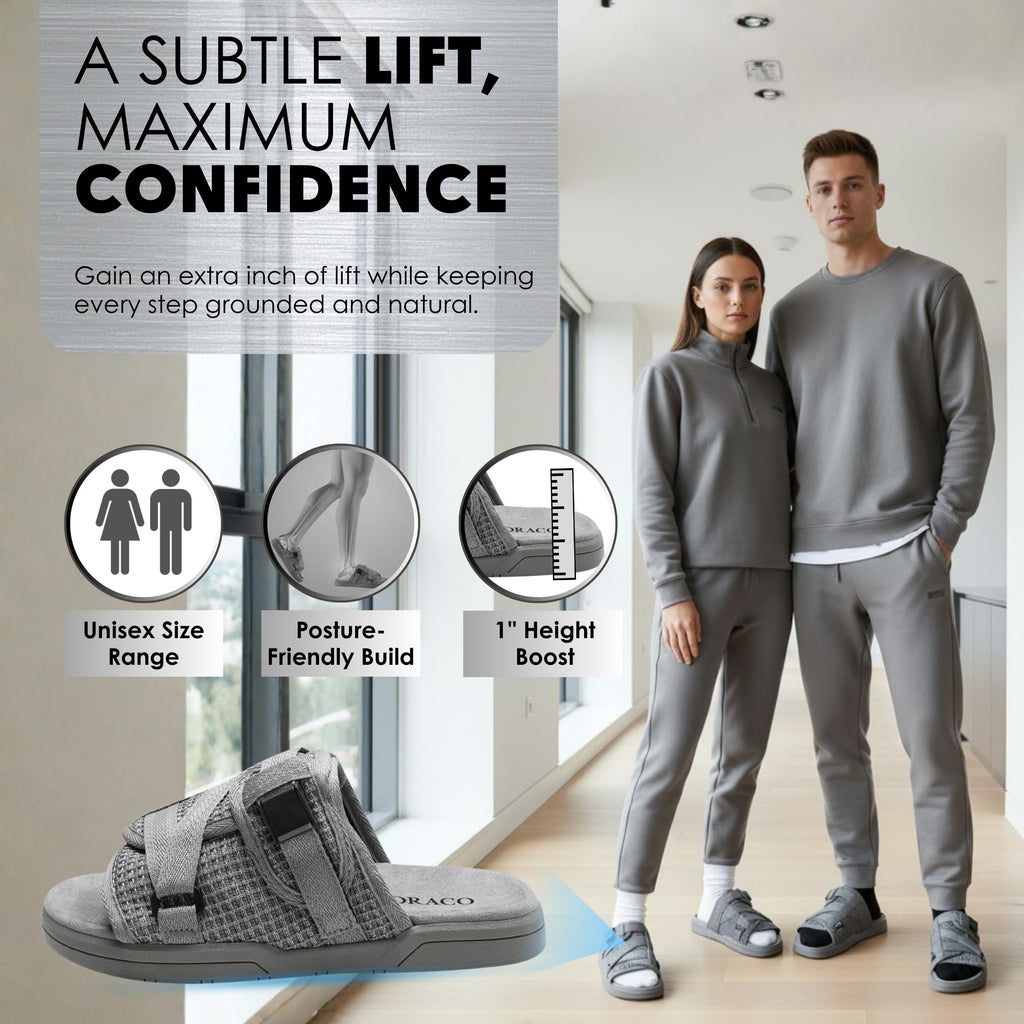 Draco DracoSlides Reflective Slides for Men and Women, Wrapped in Reflective 3M with Adjustable Straps for Wide/Narrow Feet, Sandals with Arch Support & Slip Resistant, Men & Women Footwear, Black