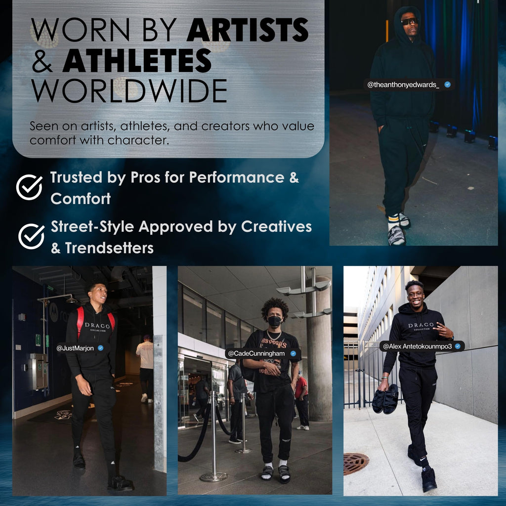 Draco DracoSlides Reflective Slides for Men and Women, Wrapped in Reflective 3M with Adjustable Straps for Wide/Narrow Feet, Sandals with Arch Support & Slip Resistant, Men & Women Footwear, Black